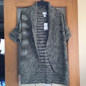 Maternity open sweater